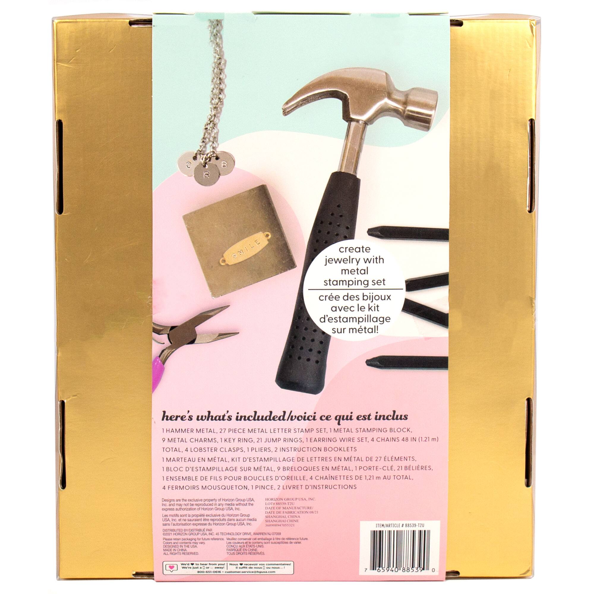 8 Pack: True2U DIY Hand-Stamped Jewelry Kit